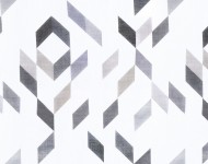 Тканини Modern Caro N.10 Сучасне Абстракція чорно-білі Тюль  25550