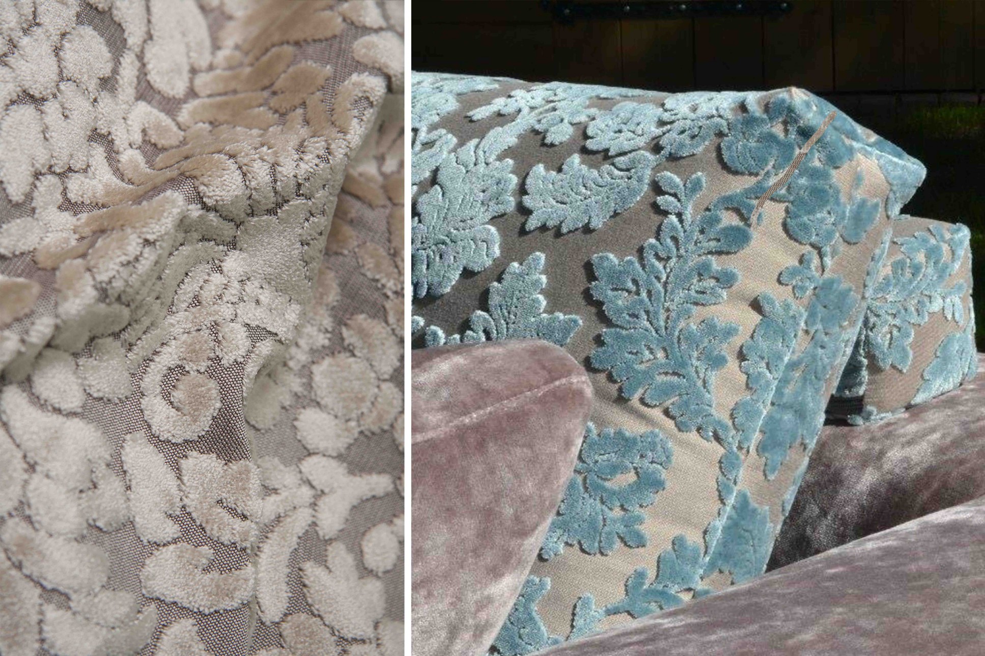 Колекція італійських велюрів NESSINO - стильні оббивні тканини для стильних меблів